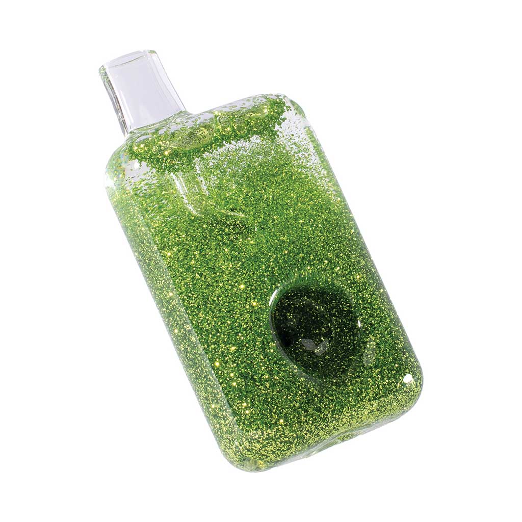 Liquid Glitter Square Hand Pipe