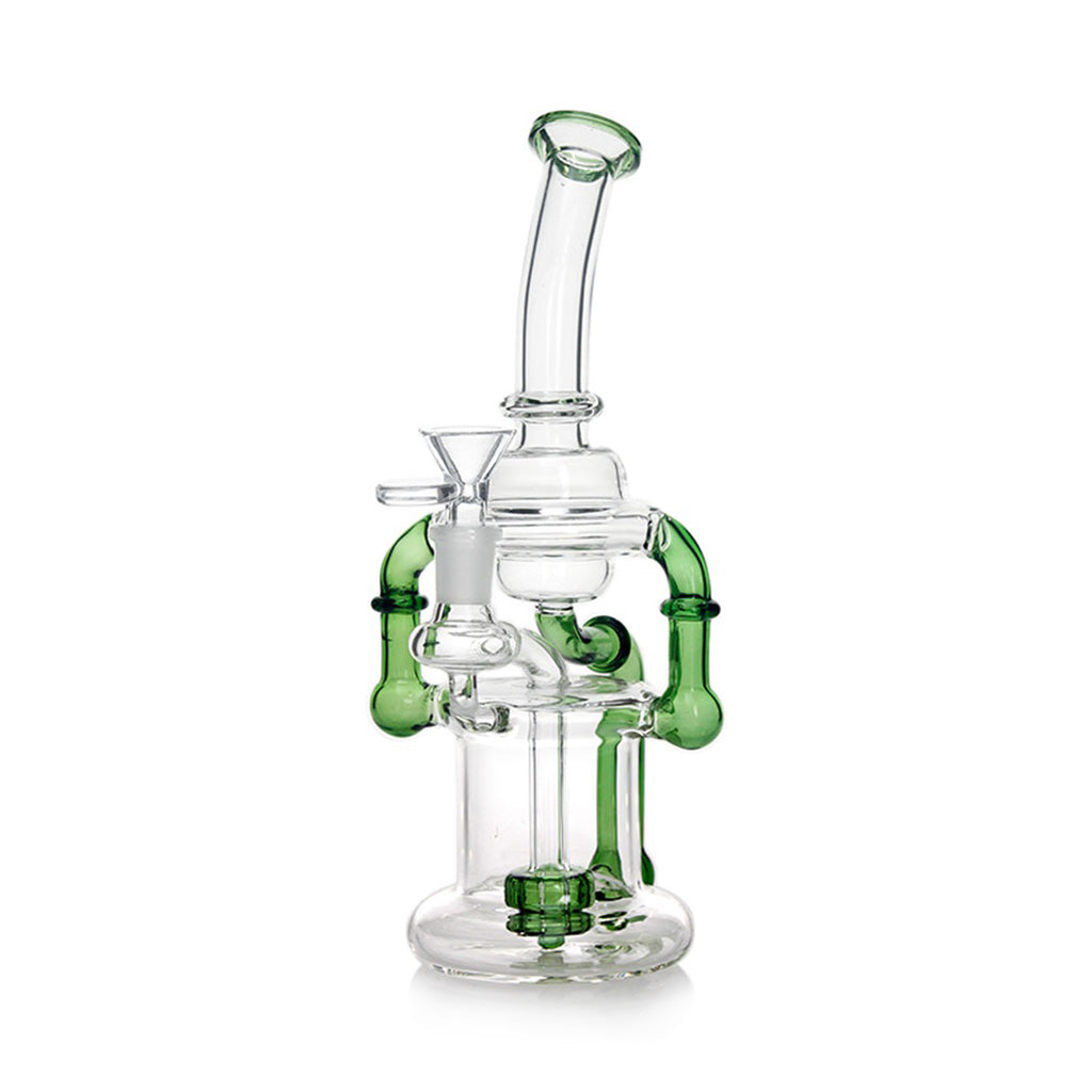 Double Chamber Shower Head Perc Recycler Rig