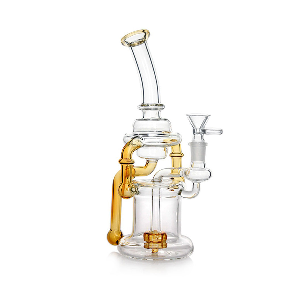 Double Chamber Shower Head Perc Recycler Rig