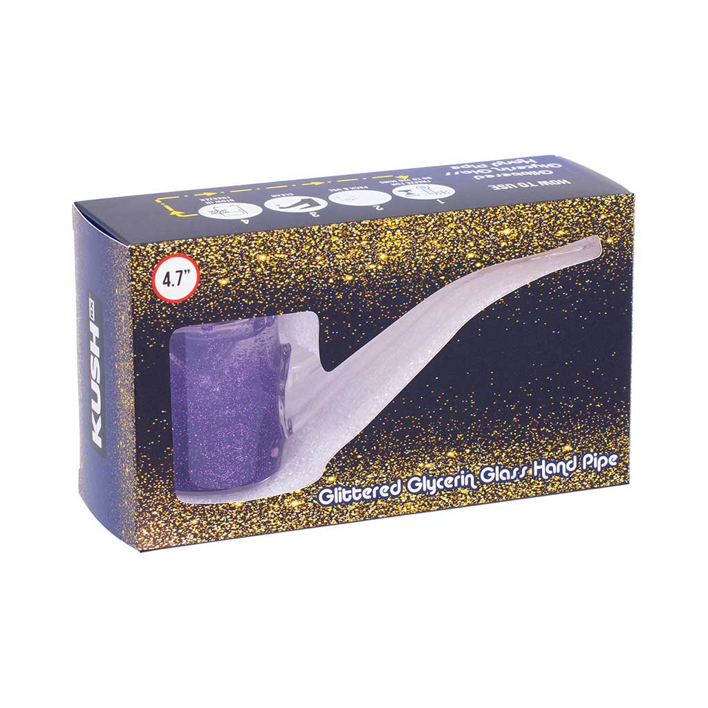 Liquid Glitter Sherlock Hand Pipe