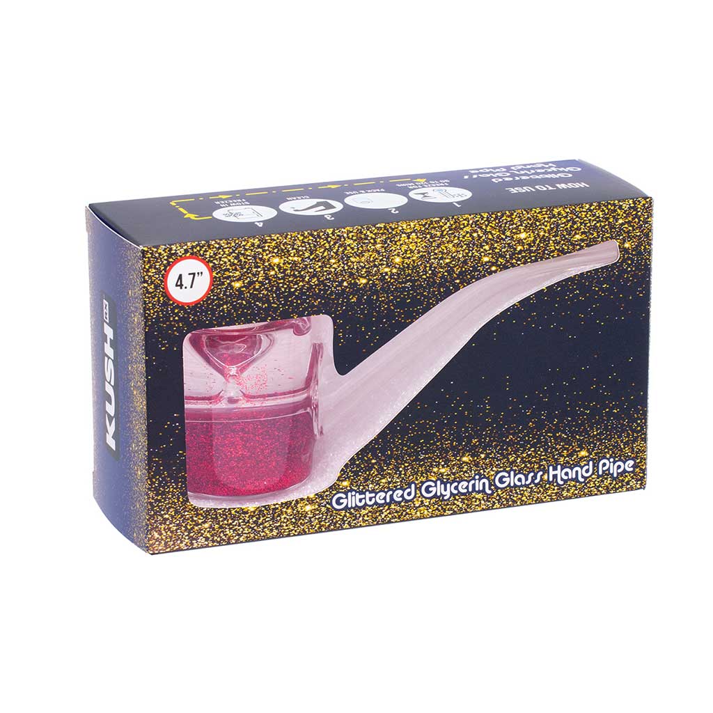 Liquid Glitter Sherlock Hand Pipe