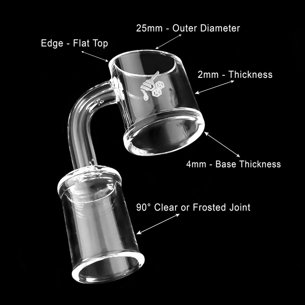 Fat Bottom Quartz Banger - 90° Degree