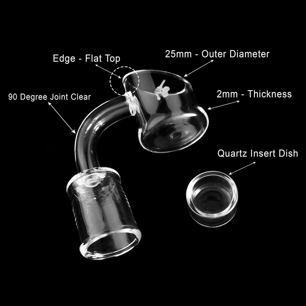 Honey Cup Quartz Banger - 90° Degree