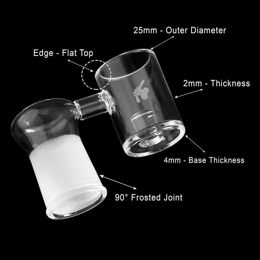 Core Reactor Sidecar Quartz Banger - 90° Degree