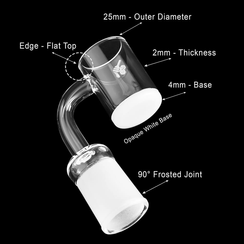 Honey & Milk Quartz Banger - 90° Degree | Yl