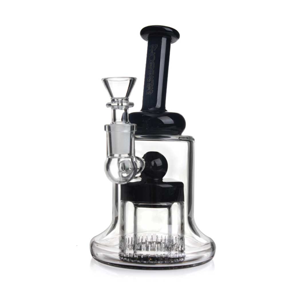 Phoenix Star 7 Inch Bubbler Dab Rig With Double Showerhead Perc
