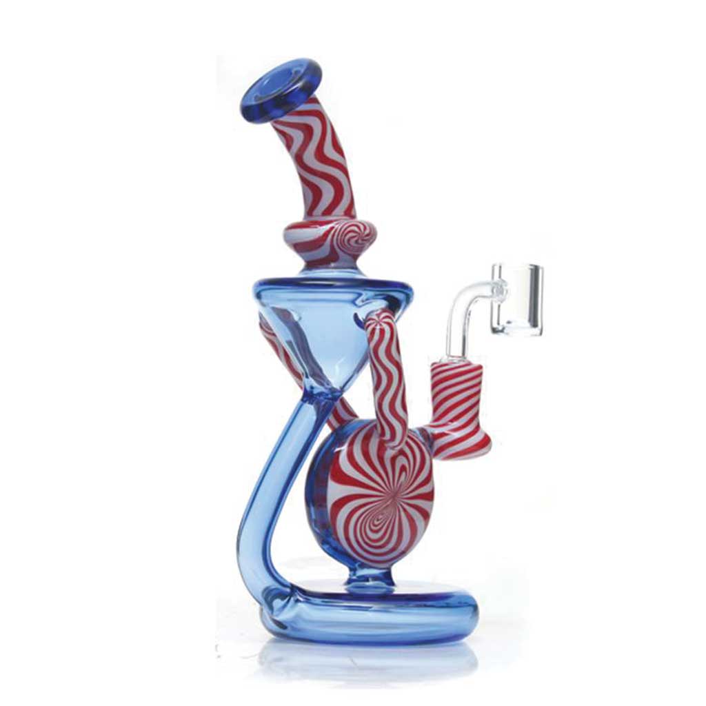 Phoenix Star American Northstar Glass & Insert Perc Recycler Dab Rig
