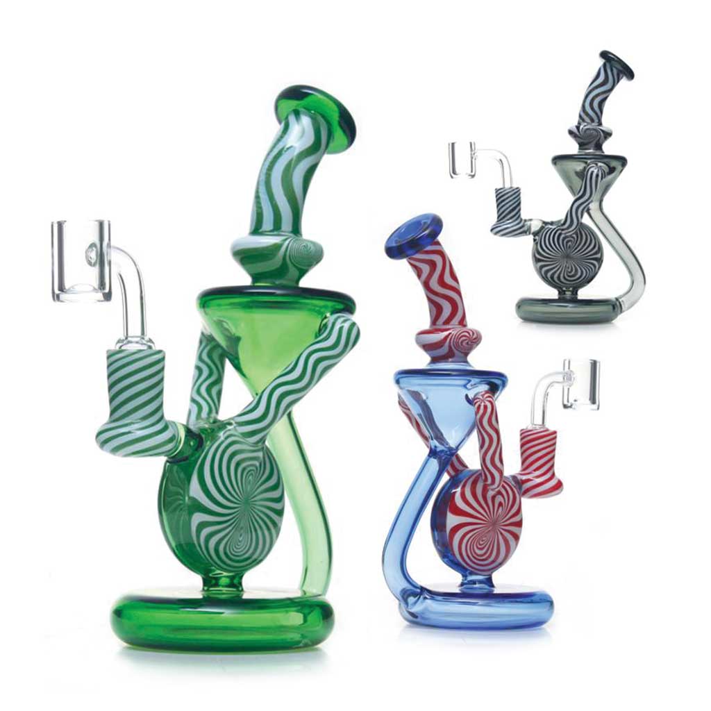 Phoenix Star American Northstar Glass & Insert Perc Recycler Dab Rig