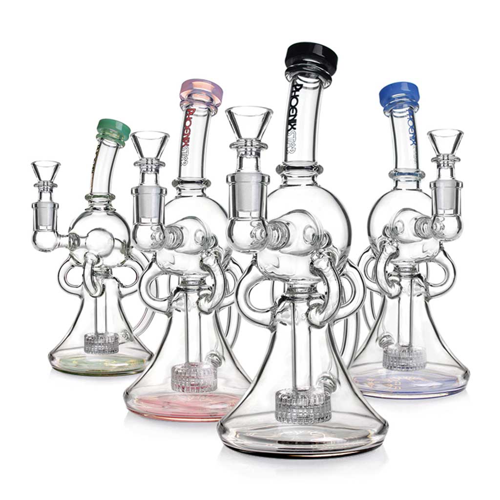Phoenix Star 9 Inch Globe Showerhead Recycler Dab Rig
