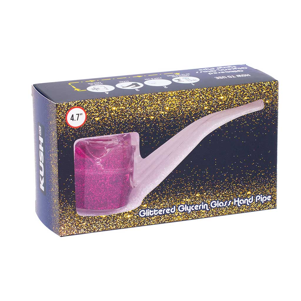 Liquid Glitter Sherlock Hand Pipe