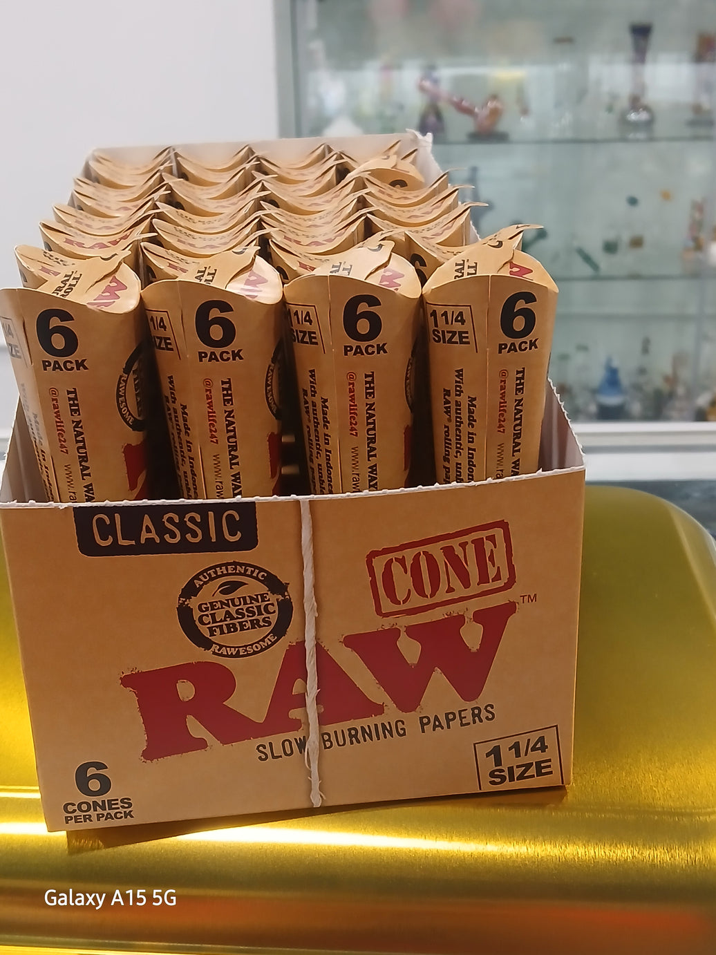 RAW CONE 32/6 PK 1 1/4 CLASSIC