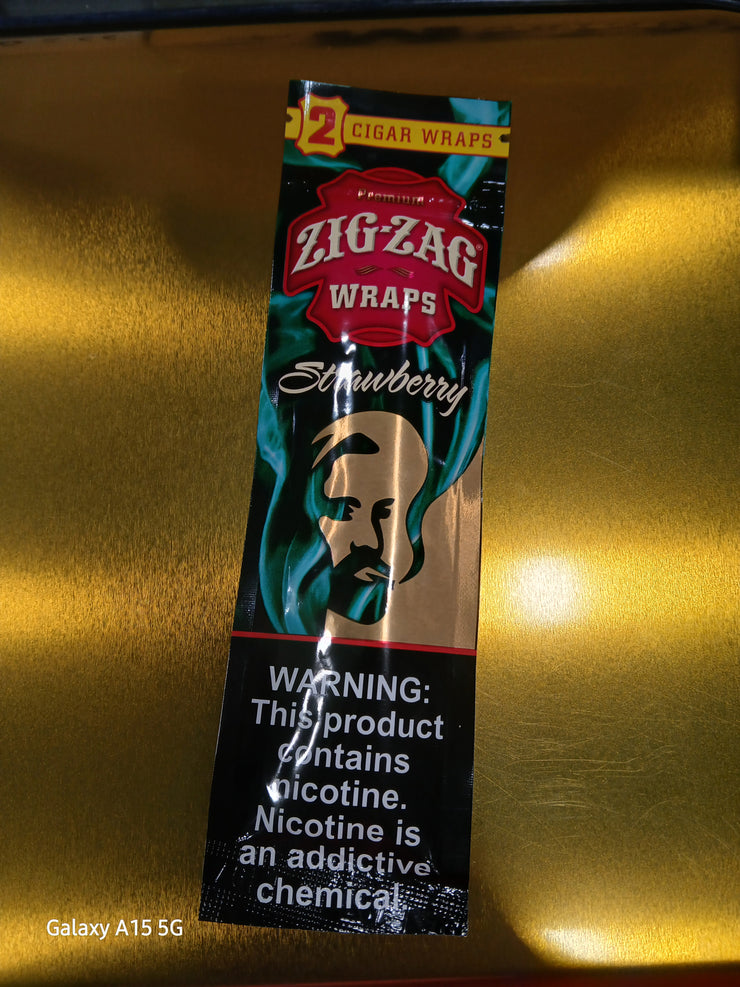 ZIG ZAG 2PK WRAPS STRAWBERRY BASH 25/2