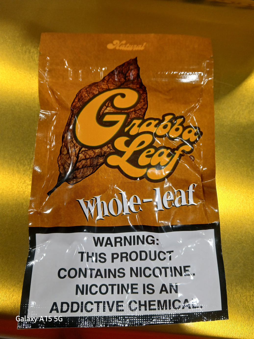 GRABBA WHOLE LEAF (YELLOW) 10CT