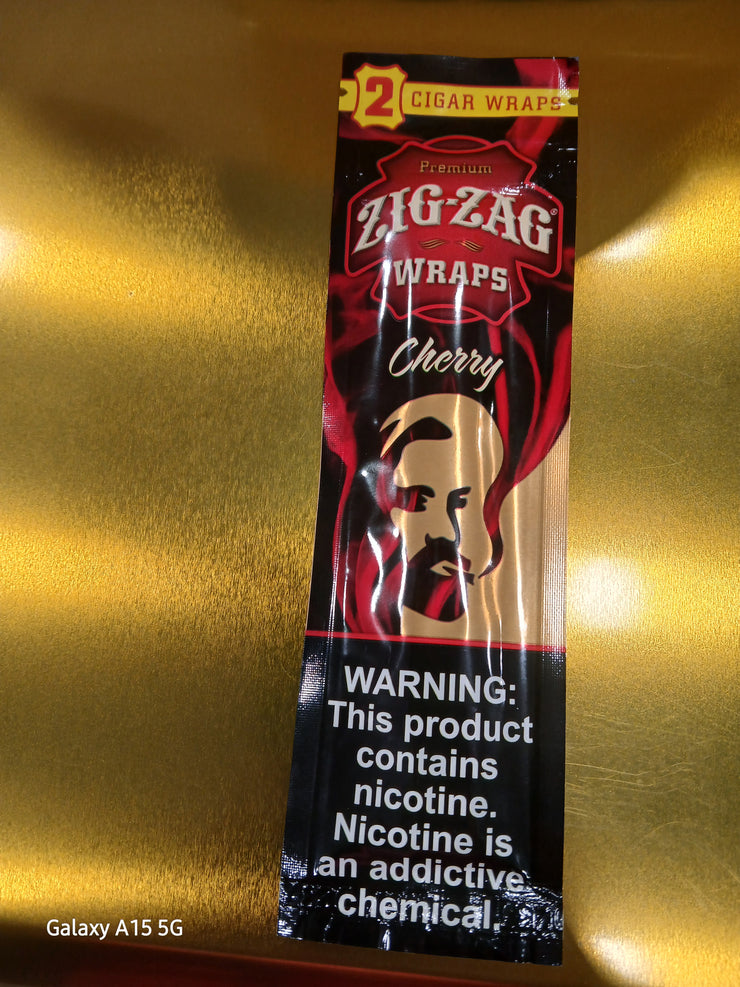 ZIG ZAG 2PK WRAPS CHERRY RUSH 25/2