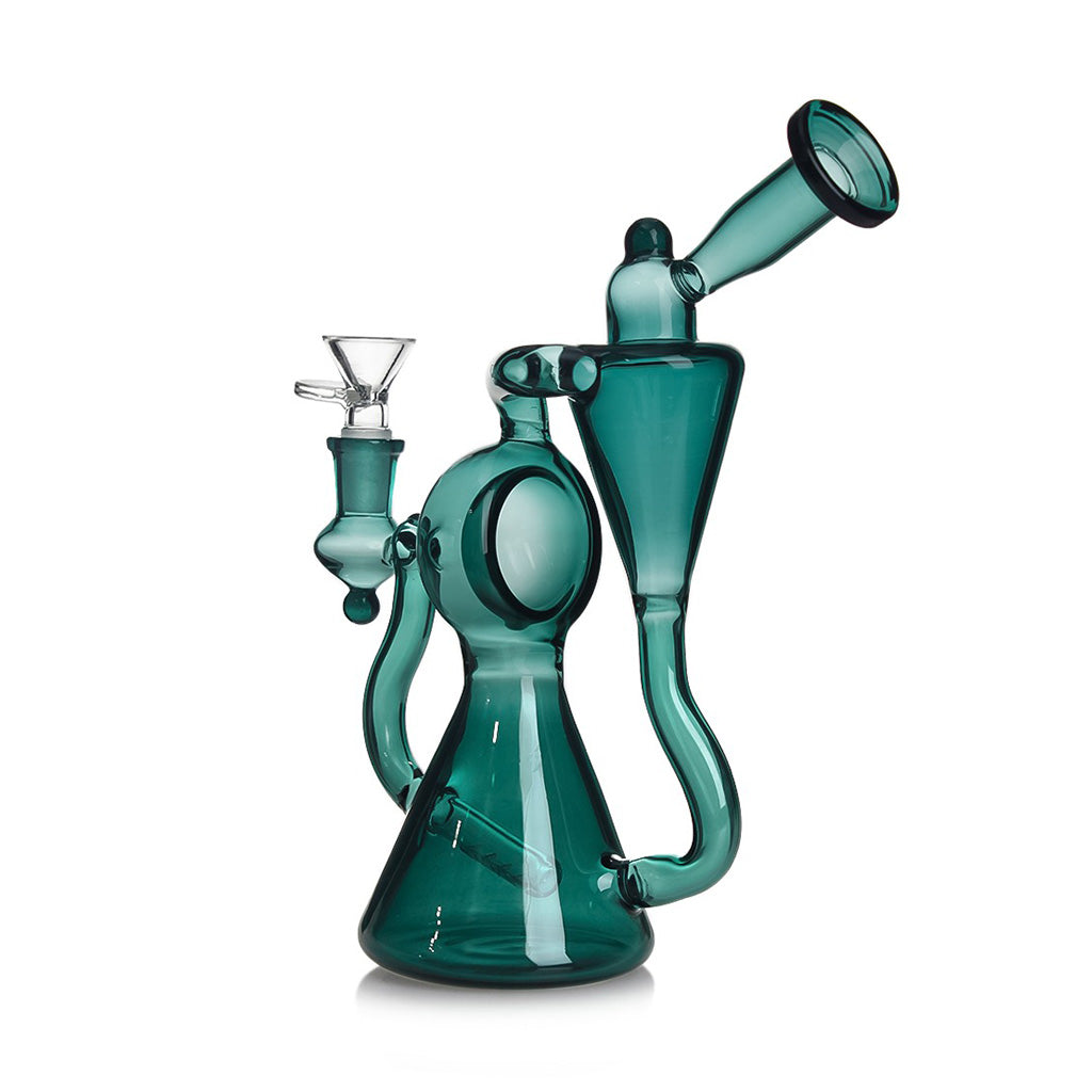 Spherical Chamber Inline Perc Recycler Rig