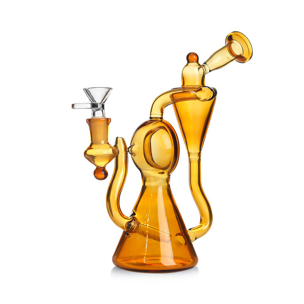 Spherical Chamber Inline Perc Recycler Rig