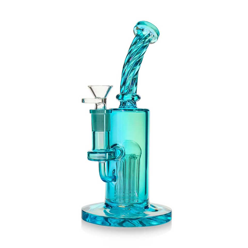 Spiral Neck Tree Perc Cylindrical Rig