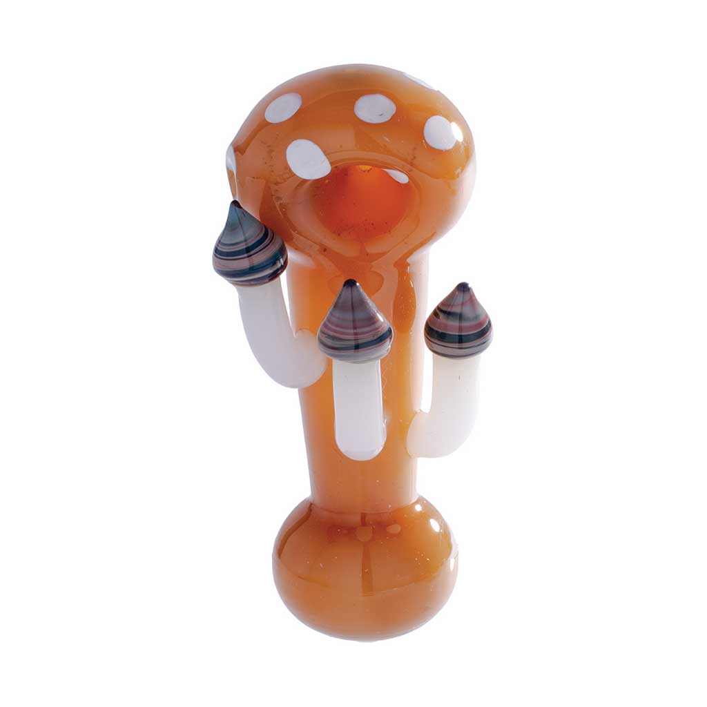 Toadstool Mushroom Glass Hand Pipe