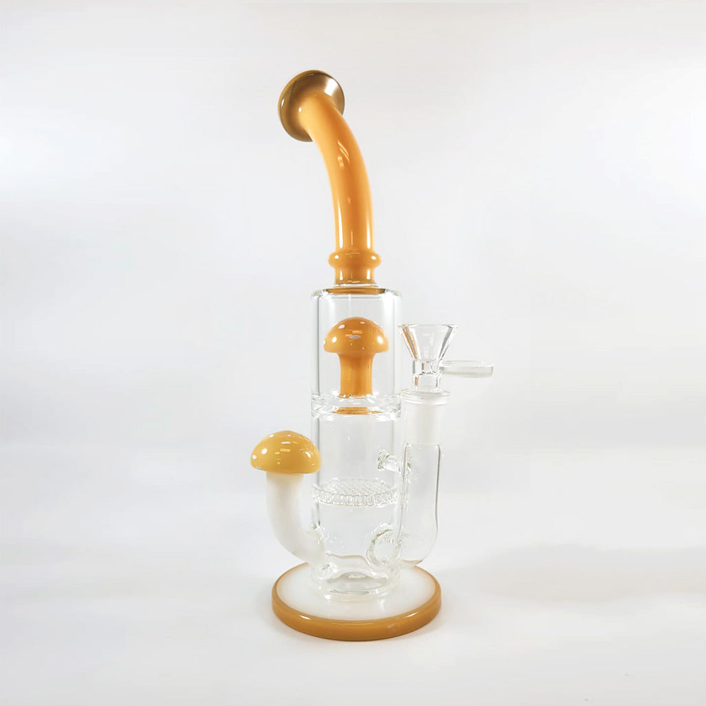 Mushroom Honeycomb Disc Perc Dab Rig
