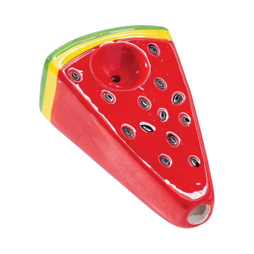 Watermelon Slice Fruit Ceramic Hand Pipe